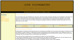 Desktop Screenshot of oude-postkaarten.com